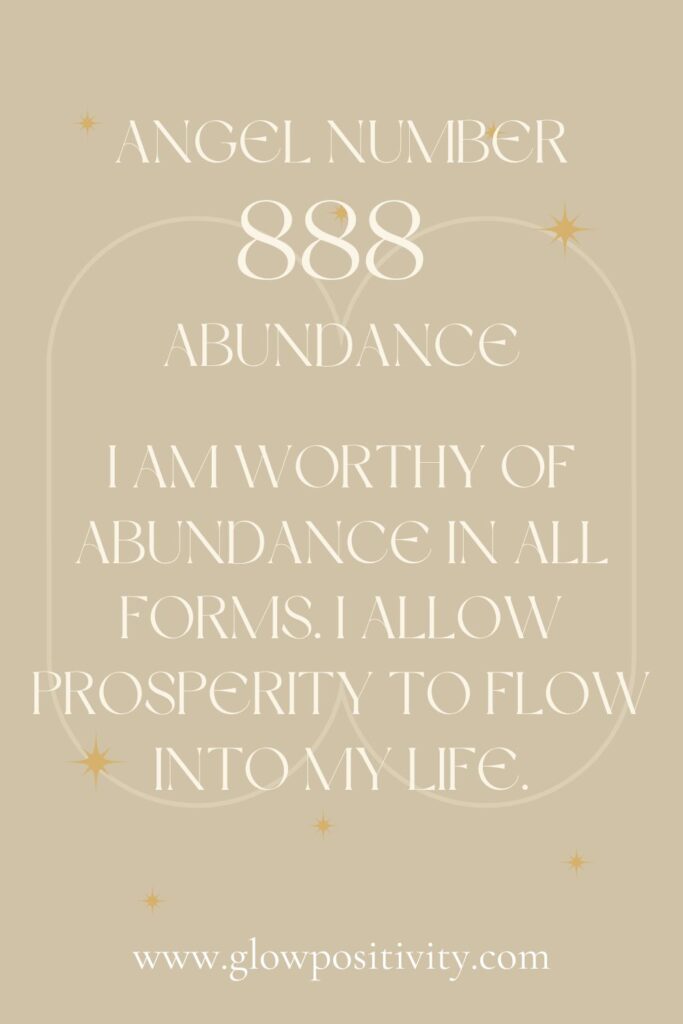 angel number 888 meaning